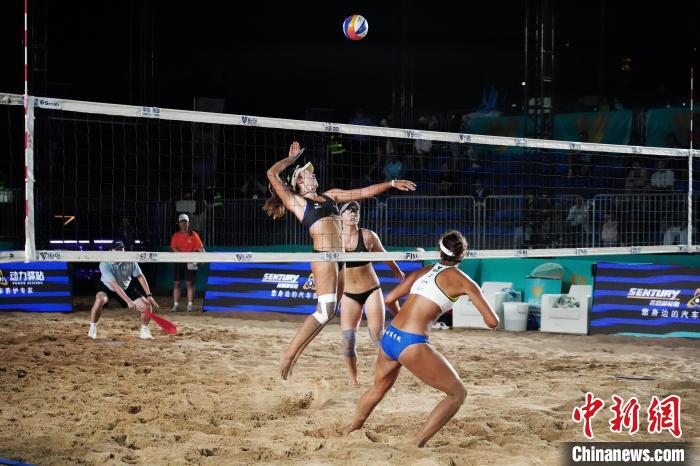 中国组合包揽2024世界沙滩排球巡回赛中国青岛站