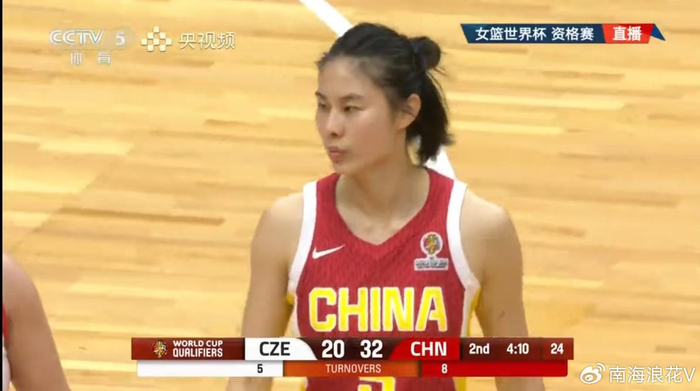 中国女篮力克捷克提前晋级世界杯，年轻球员表